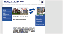 Desktop Screenshot of baumgart-cad-technik.de
