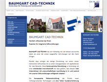 Tablet Screenshot of baumgart-cad-technik.de